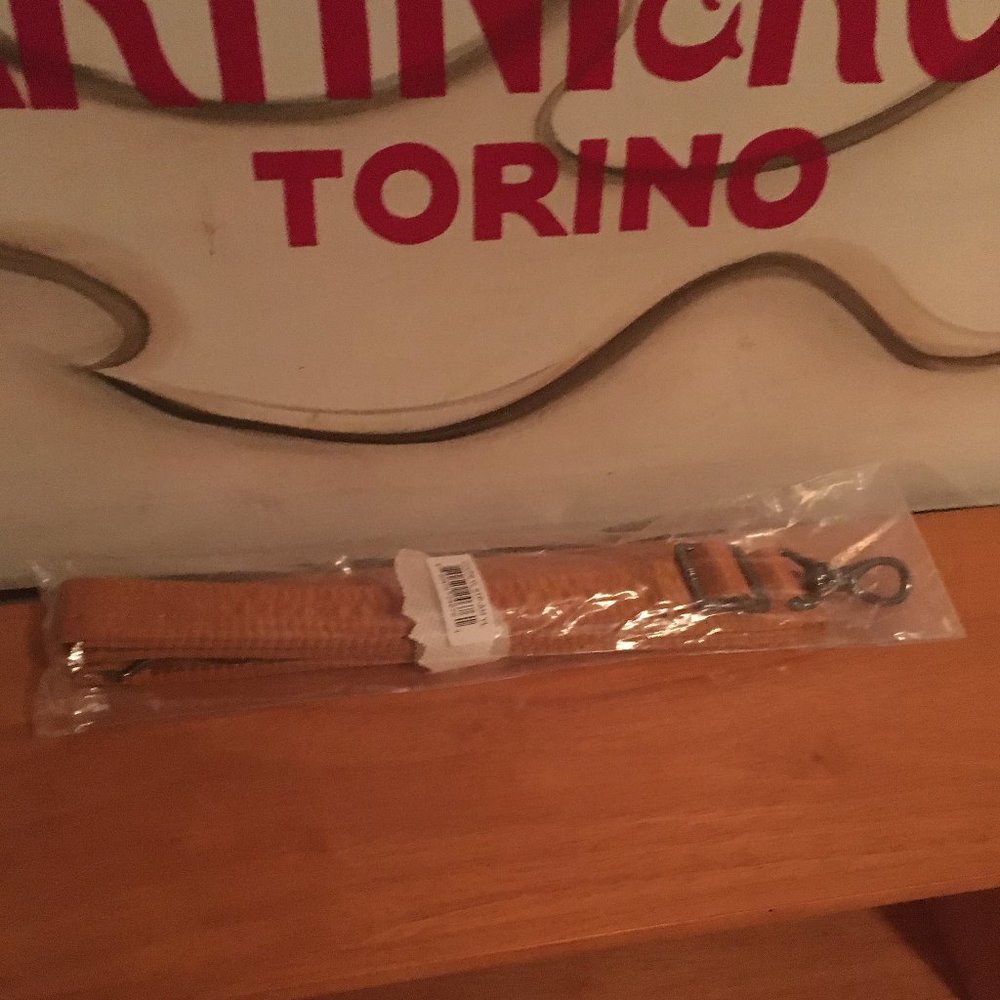 LUG - Adjustable Bag Strap 1 inch in Amber Yello - NWT